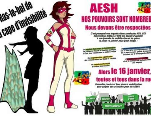 AESH : ACTION du 16 JANVIER